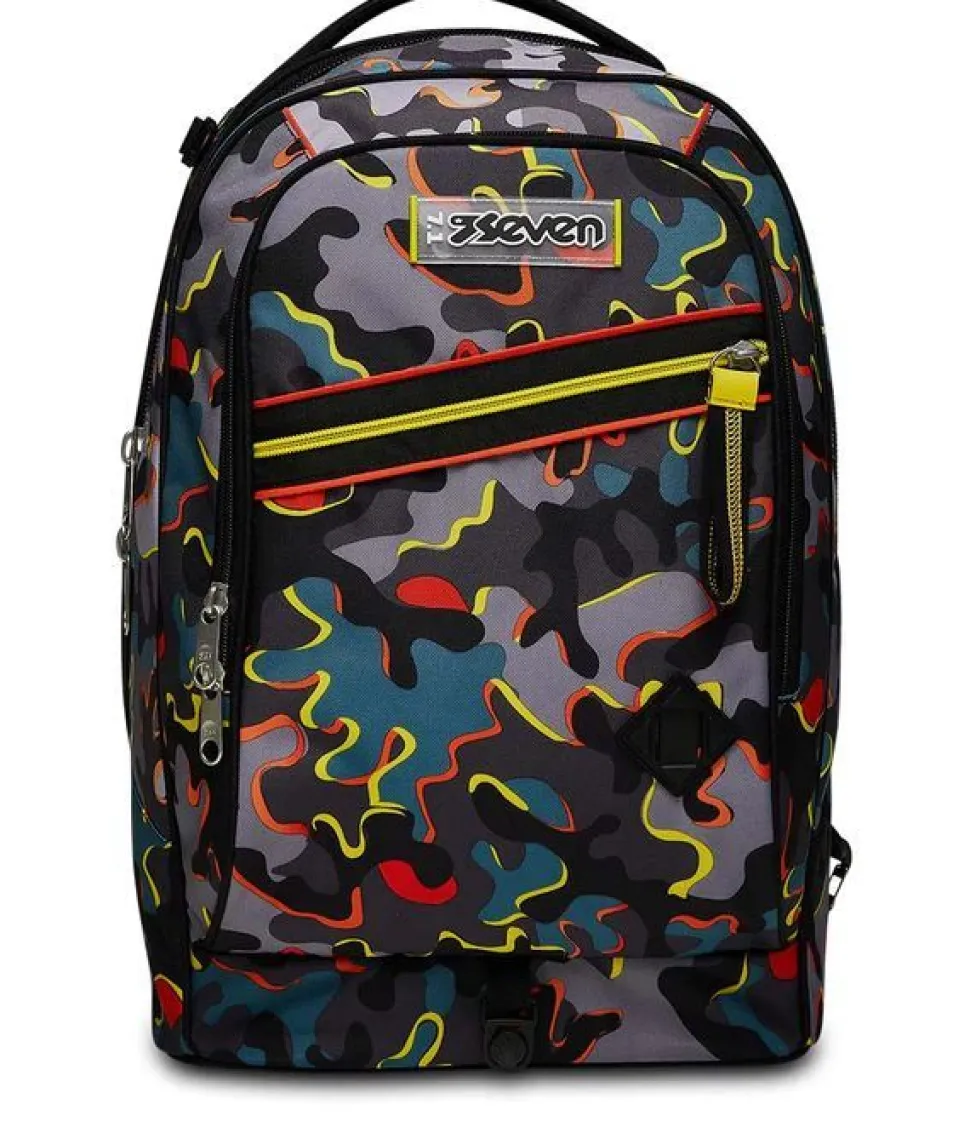 Trolley scuola Seven Jack 3 ruote Dye On