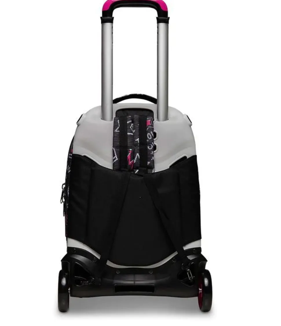 Trolley scuola Seven Jack 2 ruote Zipper Glamy