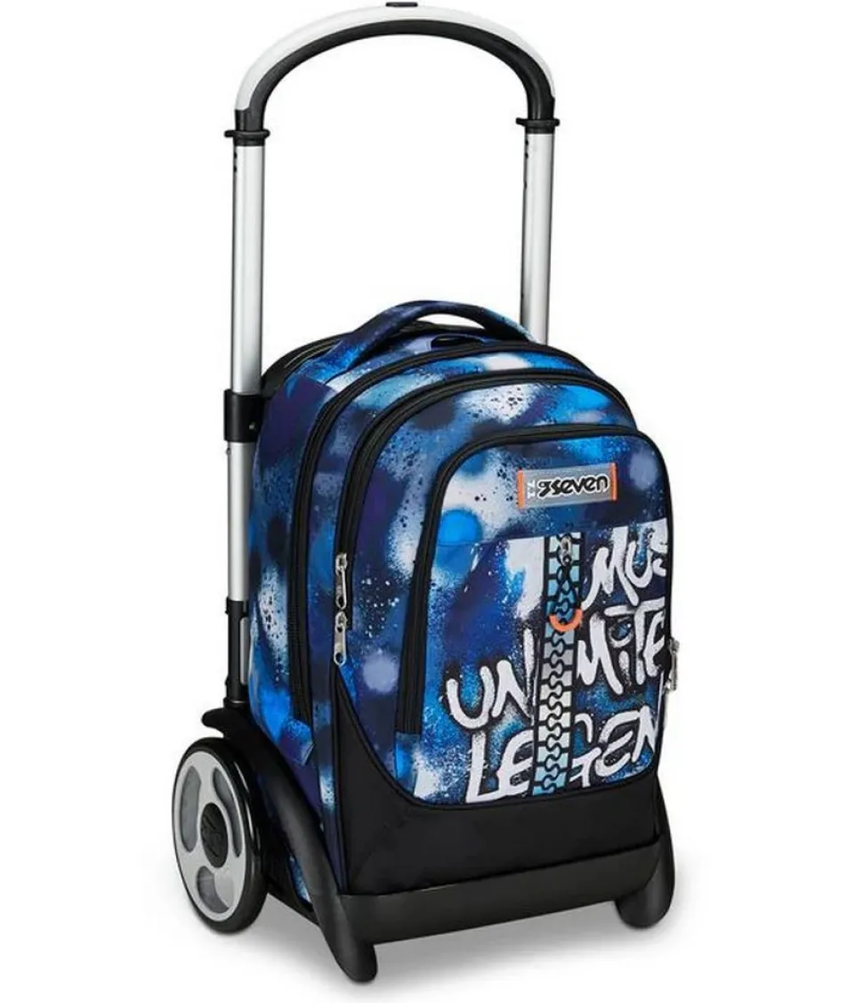 Trolley scuola Seven Tyre Retrocolor
