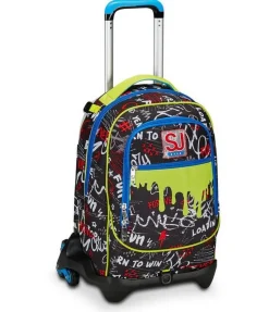 Trolley scuola SJ Jack 3 ruote Born to Fun