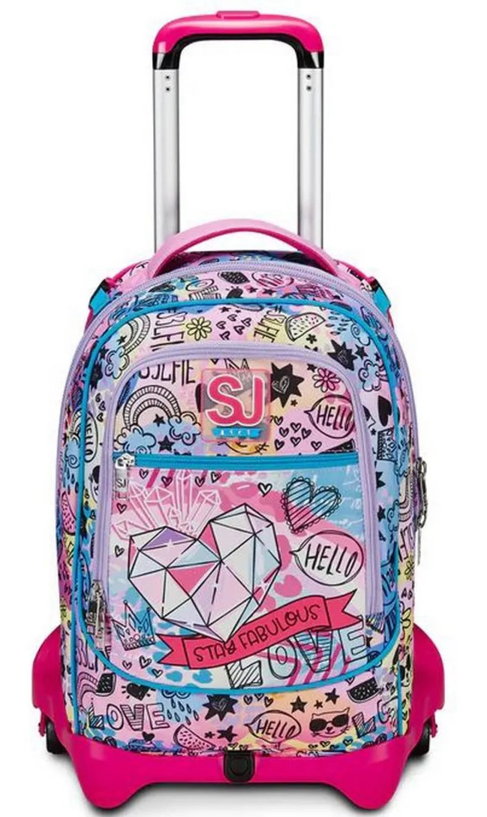 Trolley scuola SJ Jack 3 ruote Colorjam