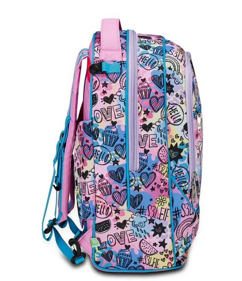 Trolley scuola SJ Jack 3 ruote Colorjam