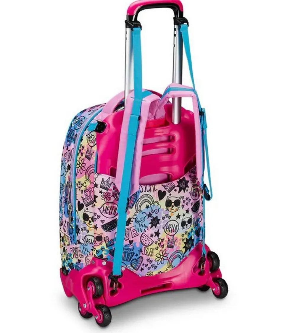 Trolley scuola SJ Jack 3 ruote Colorjam