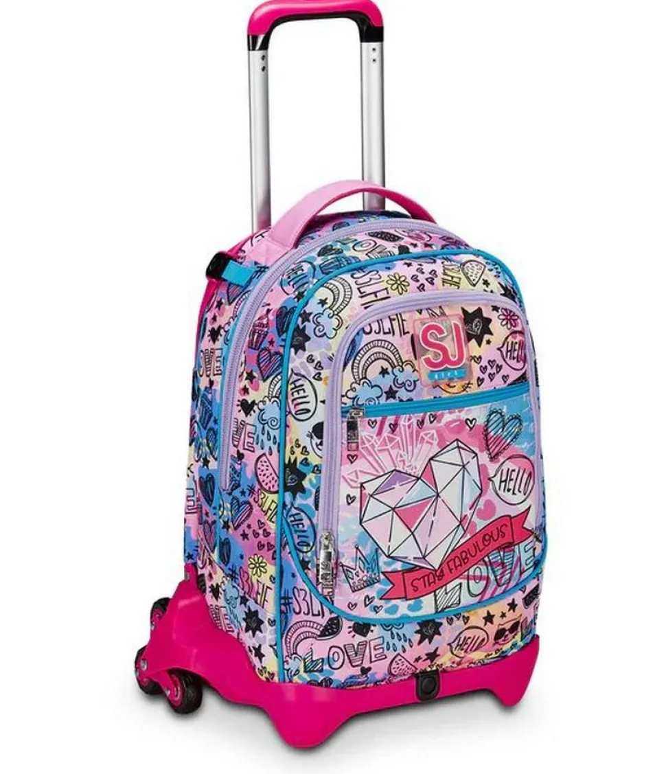 Trolley scuola SJ Jack 3 ruote Colorjam