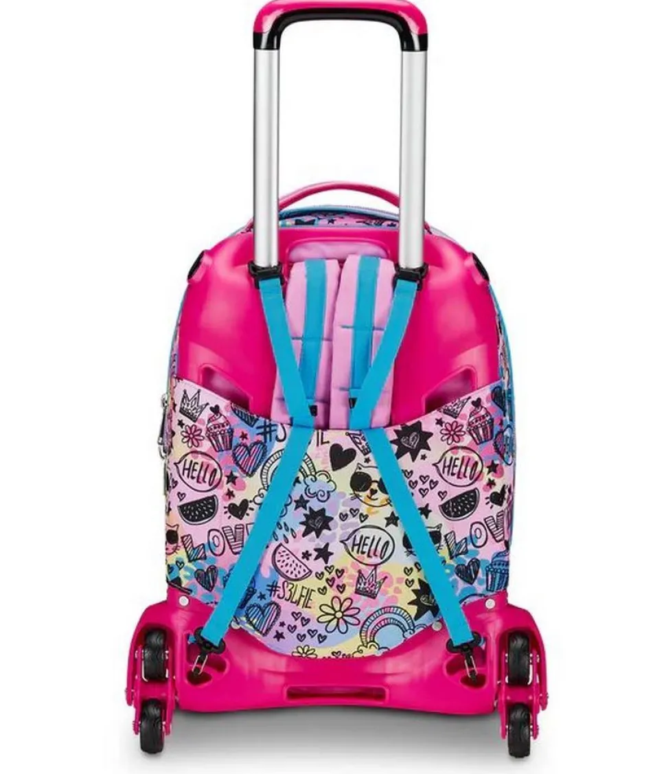 Trolley scuola SJ Jack 3 ruote Colorjam