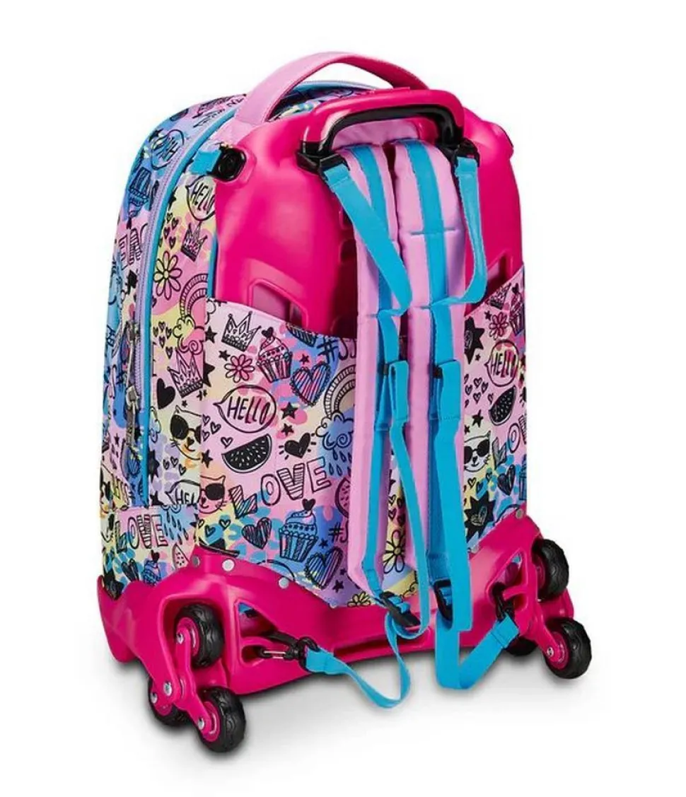 Trolley scuola SJ Jack 3 ruote Colorjam