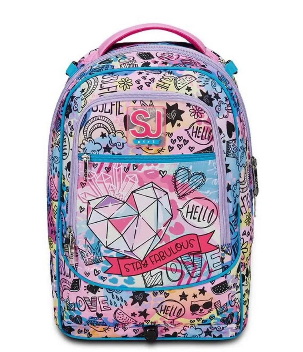 Trolley scuola SJ Jack 3 ruote Colorjam