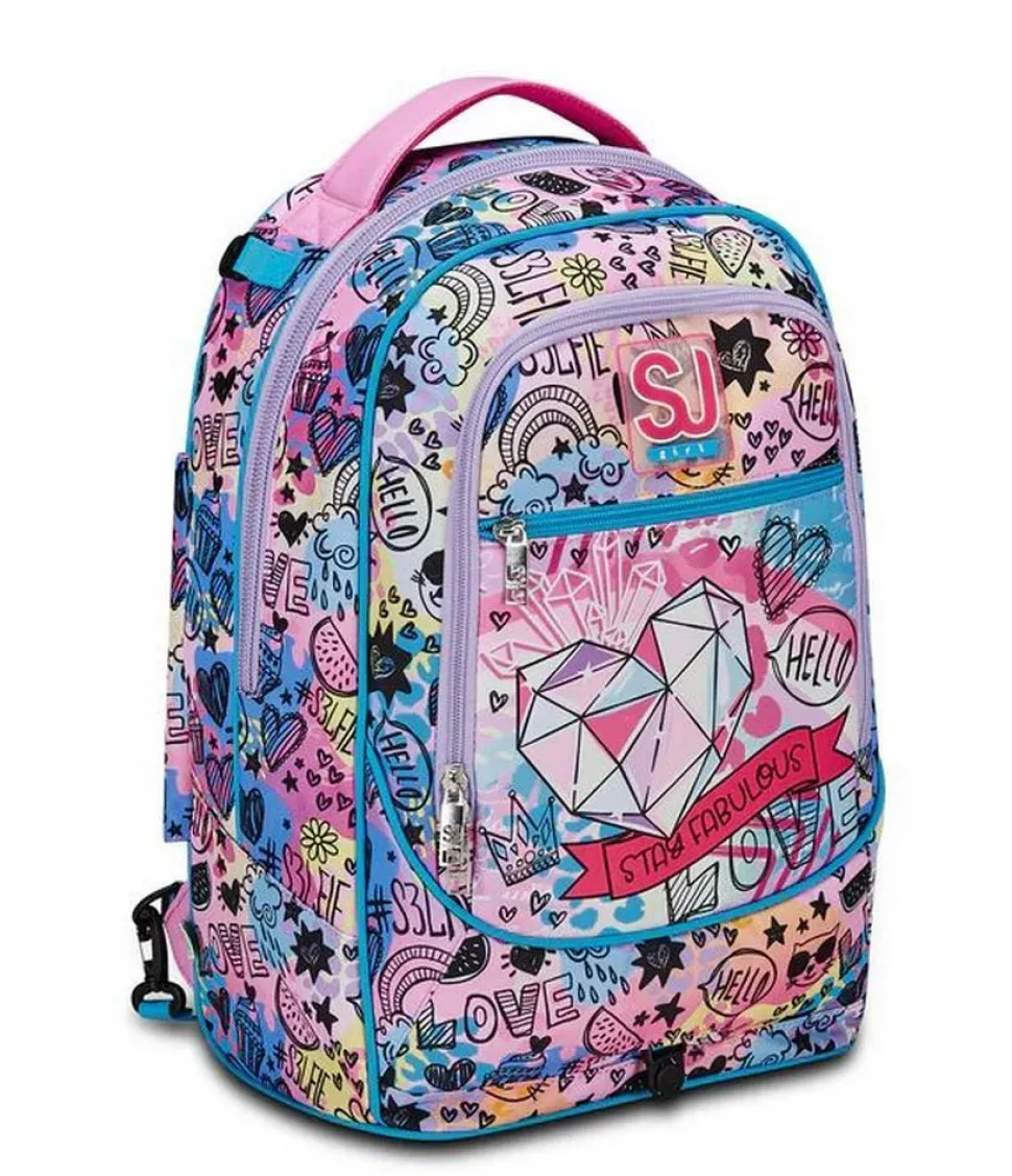 Trolley scuola SJ Jack 3 ruote Colorjam