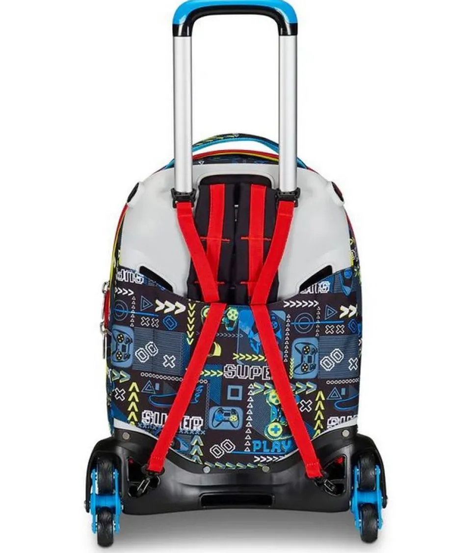 Trolley scuola SJ Jack 3 ruote Funnygoal