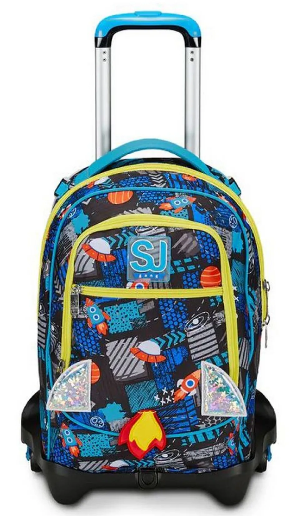 Trolley scuola SJ Jack 3 ruote Go to Space