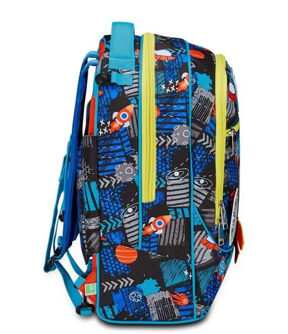 Trolley scuola SJ Jack 3 ruote Go to Space