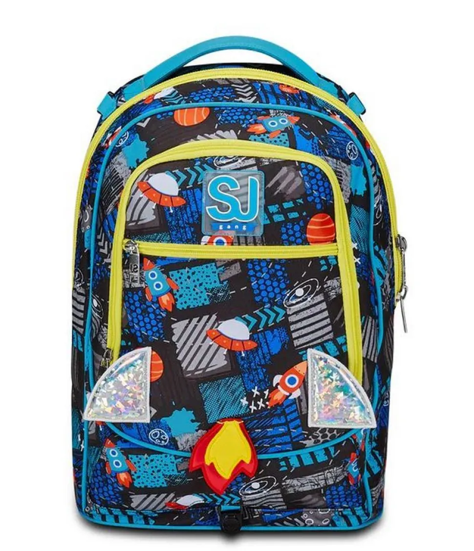 Trolley scuola SJ Jack 3 ruote Go to Space