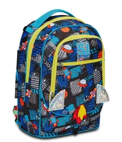 Trolley scuola SJ Jack 2 ruote Go to Space