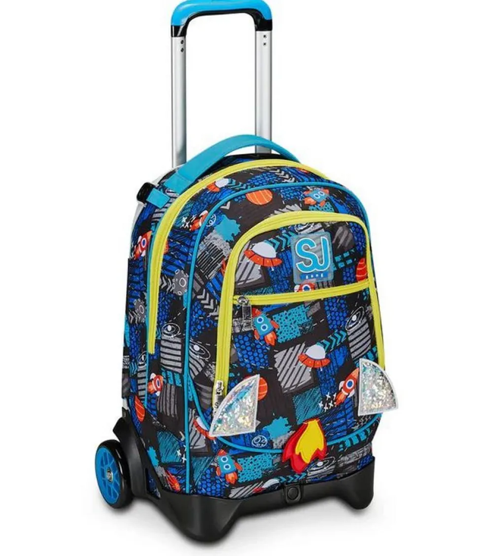 Trolley scuola SJ Jack 2 ruote Go to Space