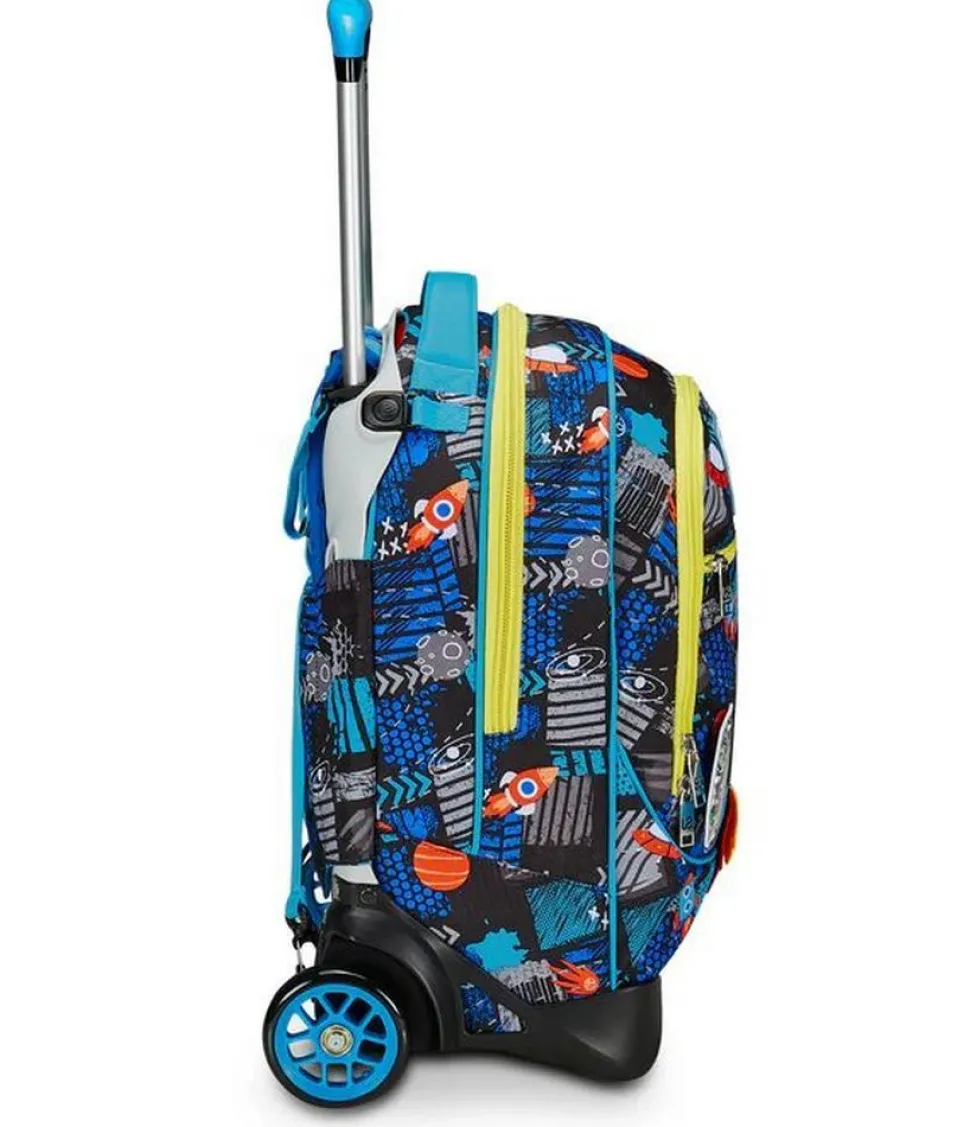 Trolley scuola SJ Jack 2 ruote Go to Space