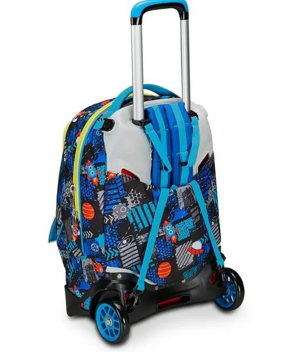 Trolley scuola SJ Jack 2 ruote Go to Space