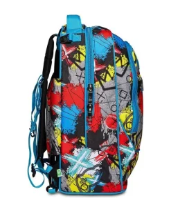 Trolley scuola SJ Jack 2 ruote Glitzled Boy