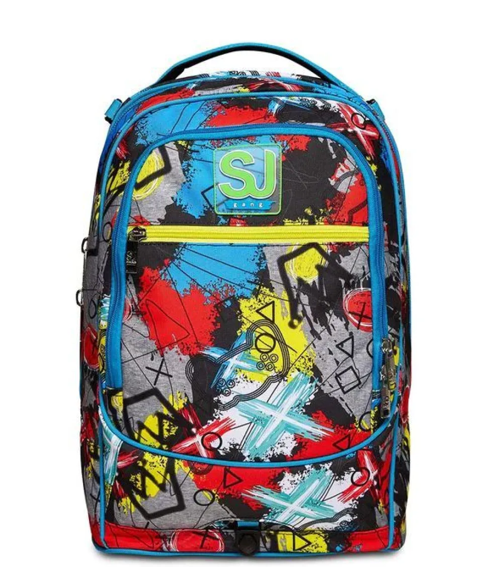 Trolley scuola SJ Jack 2 ruote Glitzled Boy