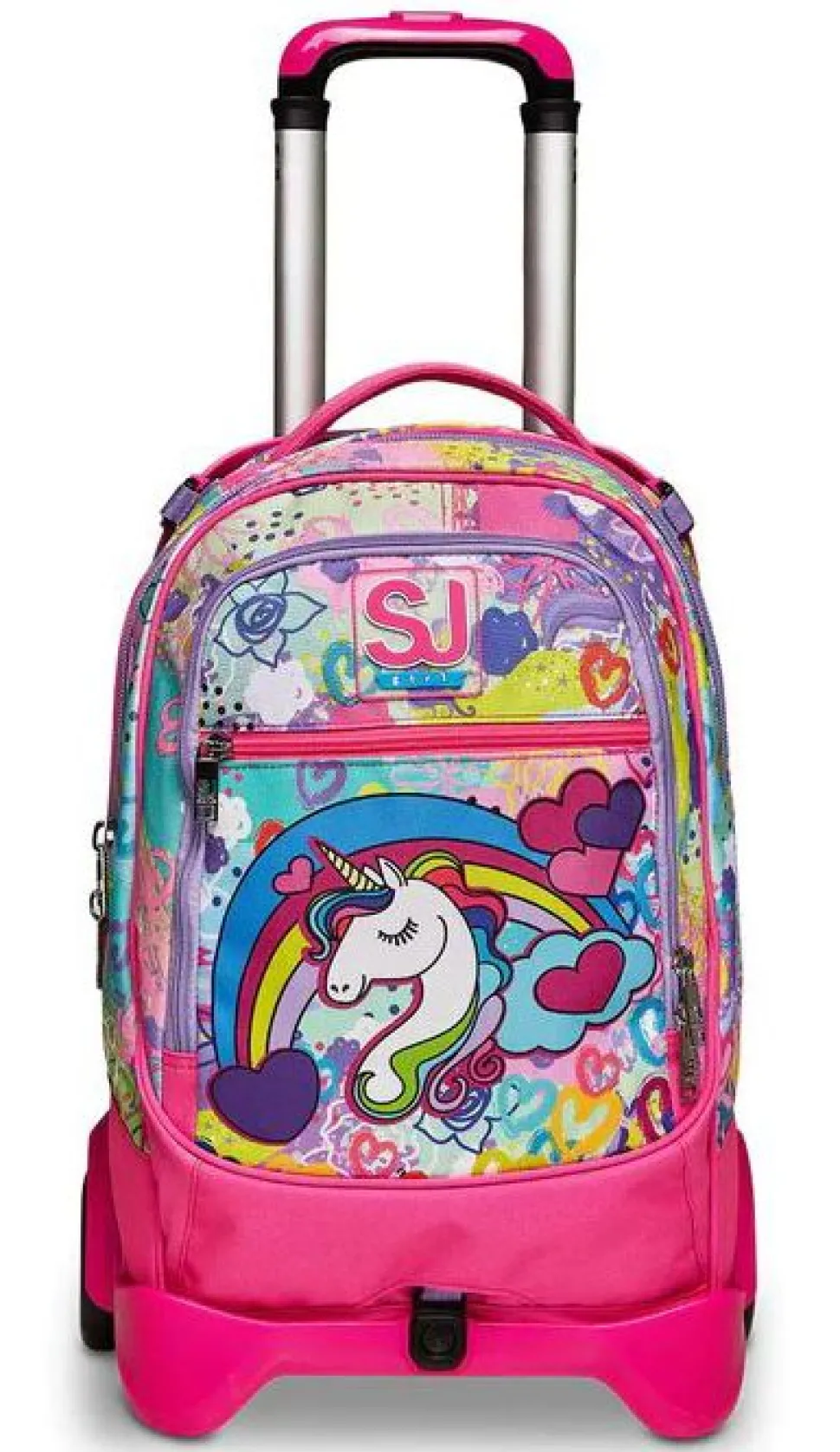 Trolley scuola SJ Jack 2 ruote MagicFlip Girl