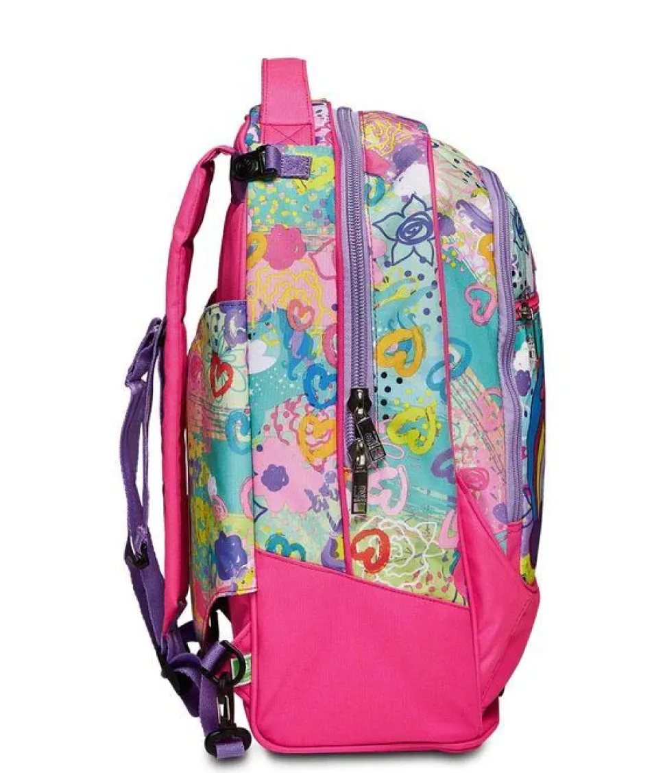 Trolley scuola SJ Jack 2 ruote MagicFlip Girl