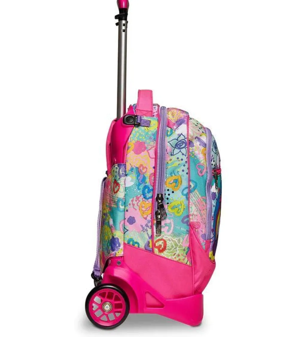 Trolley scuola SJ Jack 2 ruote MagicFlip Girl