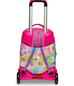 Trolley scuola SJ Jack 2 ruote MagicFlip Girl