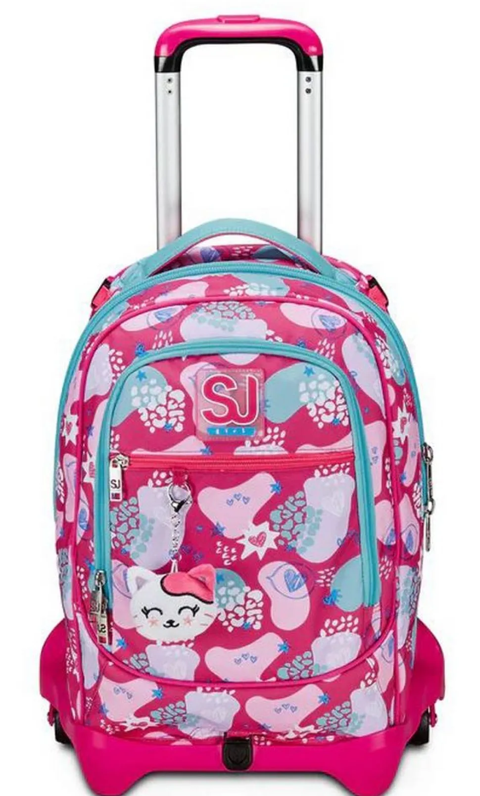 Trolley scuola SJ Jack 3 ruote Pinkfur