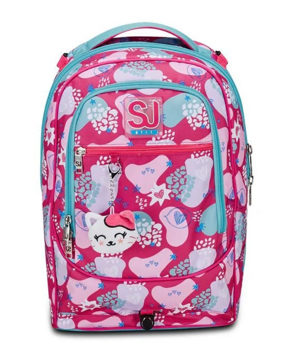 Trolley scuola SJ Jack 3 ruote Pinkfur