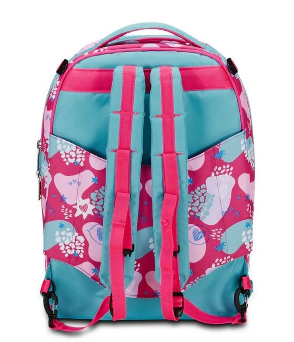 Trolley scuola SJ Jack 3 ruote Pinkfur