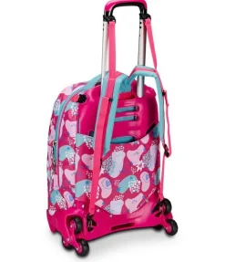 Trolley scuola SJ Jack 3 ruote Pinkfur