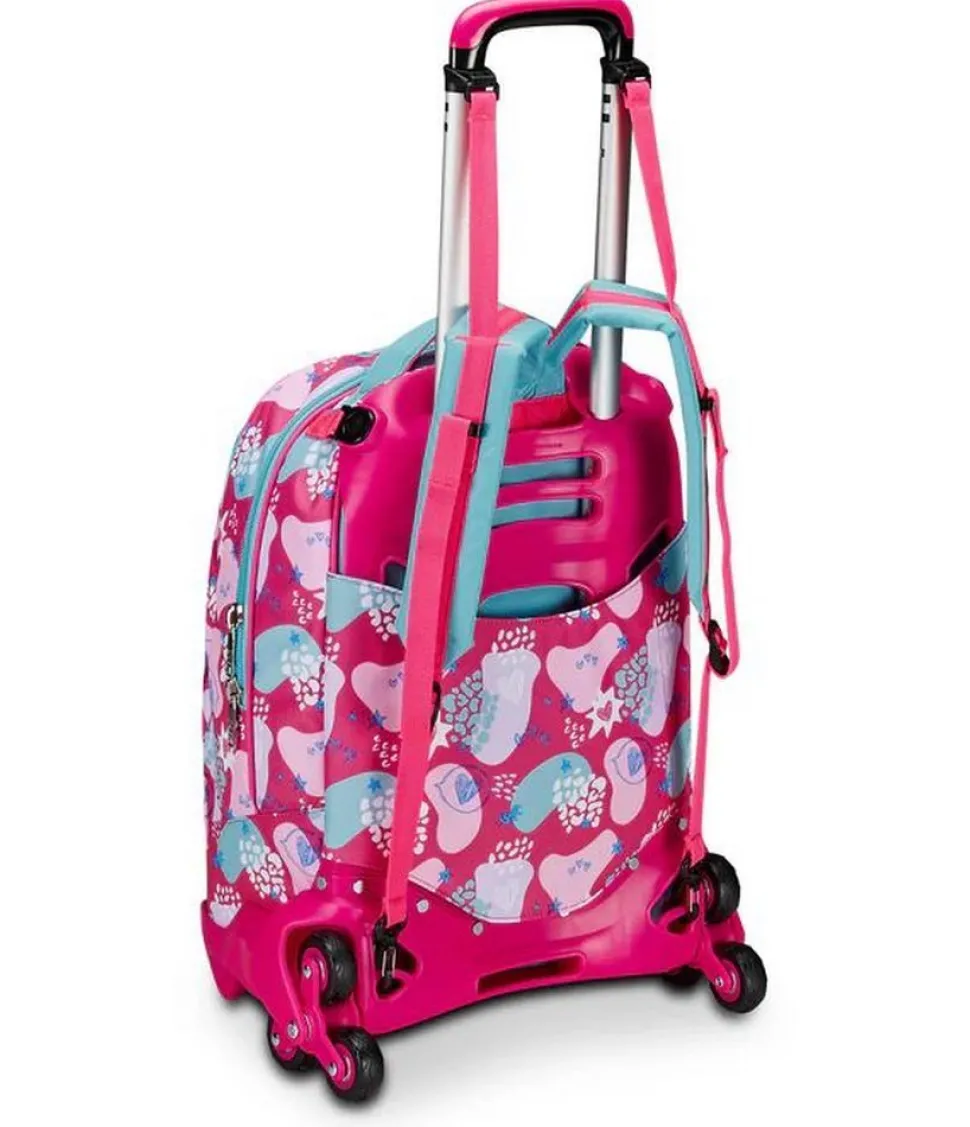 Trolley scuola SJ Jack 3 ruote Pinkfur