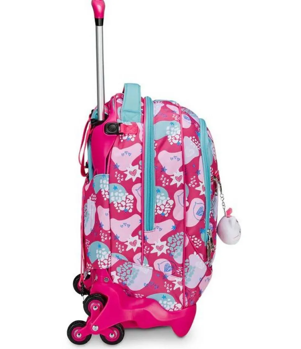Trolley scuola SJ Jack 3 ruote Pinkfur