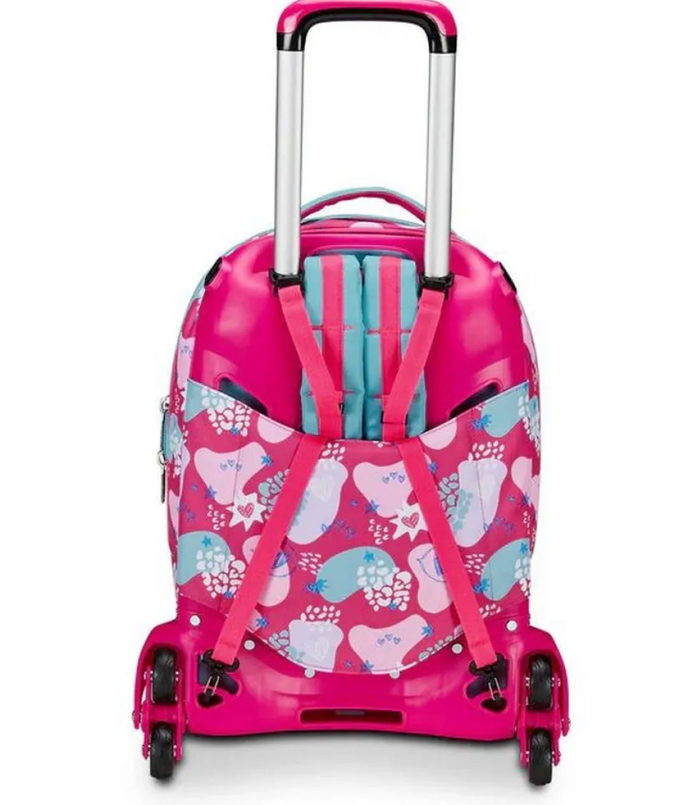 Trolley scuola SJ Jack 3 ruote Pinkfur