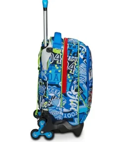 Trolley scuola SJ Jack 3 ruote Realbasket