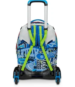 Trolley scuola SJ Jack 3 ruote Realbasket