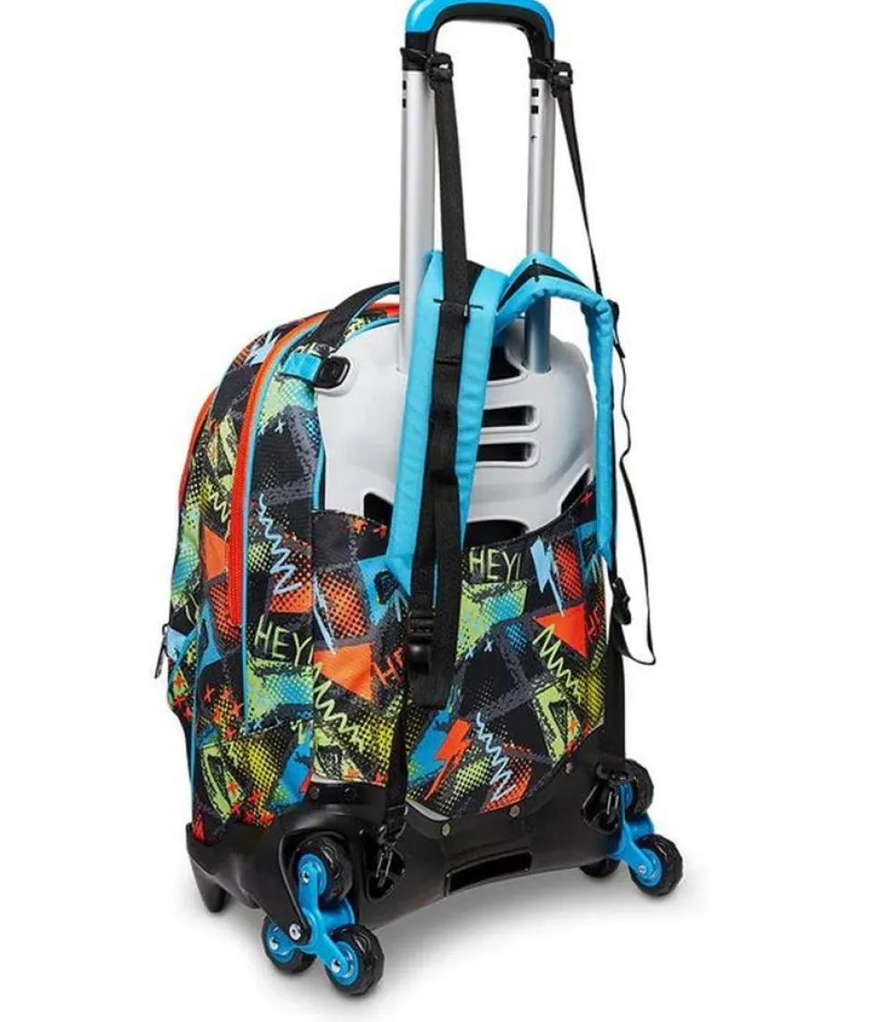 Trolley scuola SJ Jack 3 ruote Rushpack