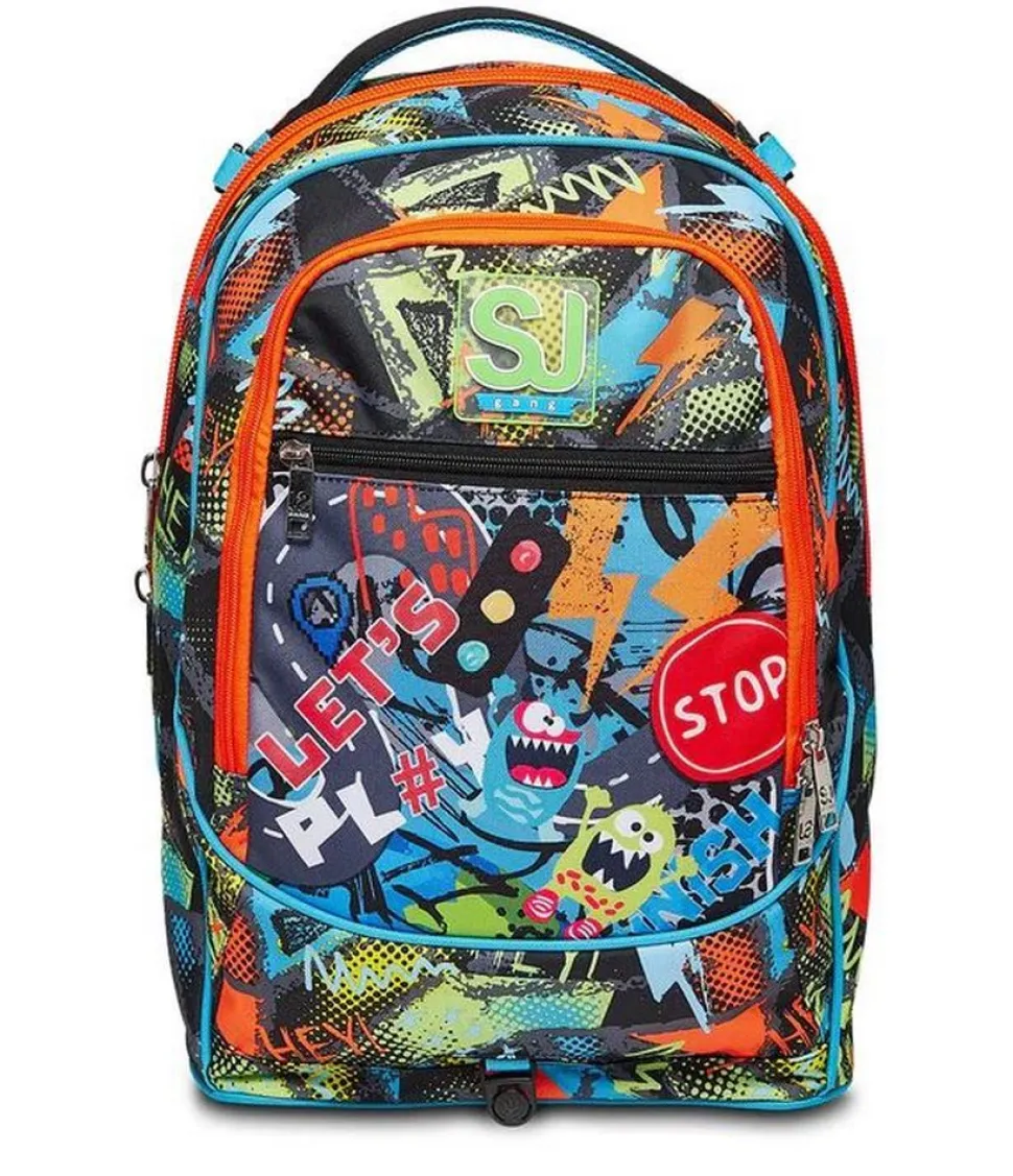 Trolley scuola SJ Jack 3 ruote Rushpack