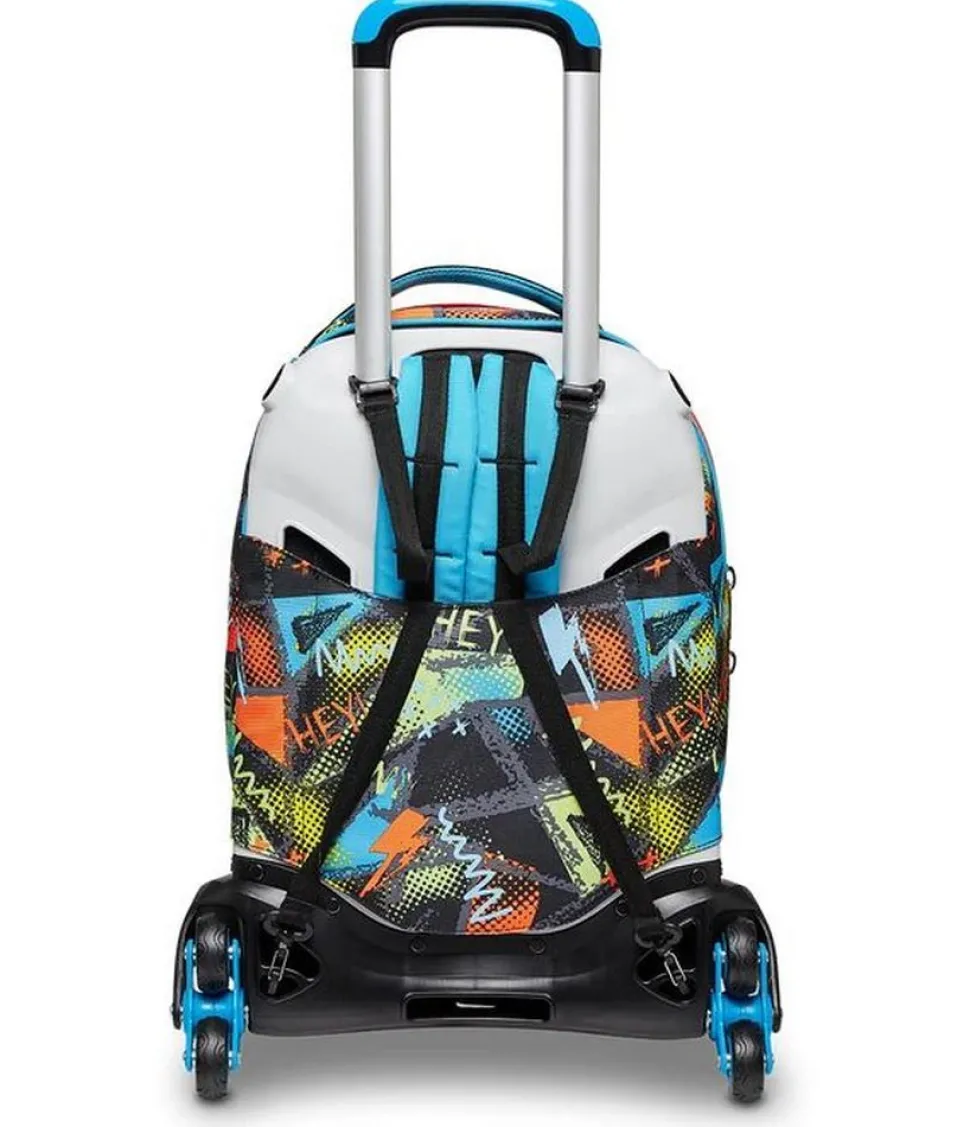 Trolley scuola SJ Jack 3 ruote Rushpack