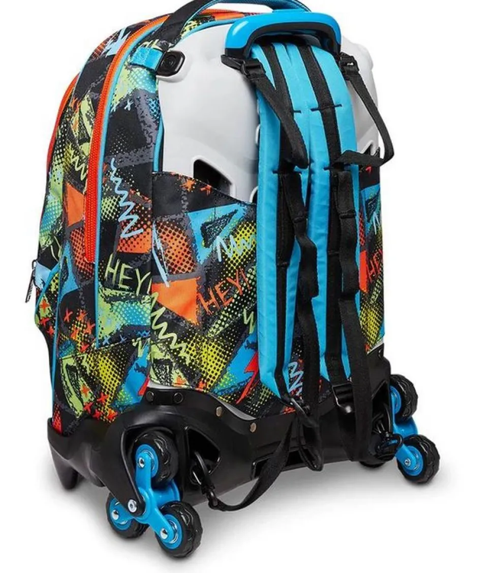 Trolley scuola SJ Jack 3 ruote Rushpack