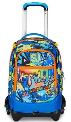 Trolley scuola SJ Jack 3 ruote Sphere Full Boy