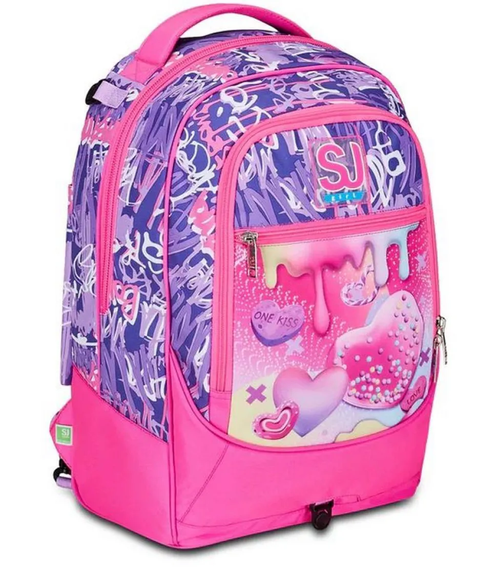 Trolley scuola SJ Jack 3 ruote Sphere Full Girl