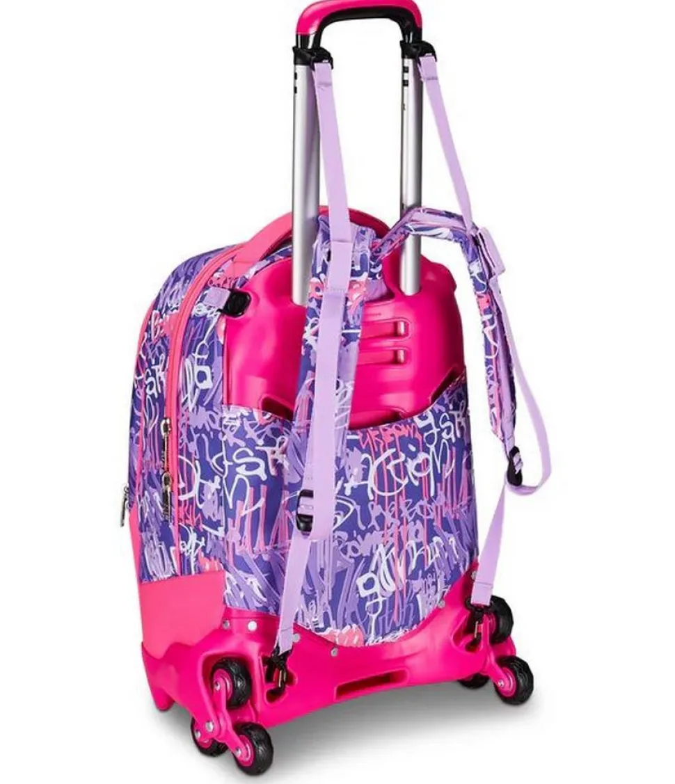 Trolley scuola SJ Jack 3 ruote Sphere Full Girl
