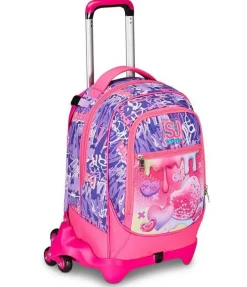 Trolley scuola SJ Jack 3 ruote Sphere Full Girl