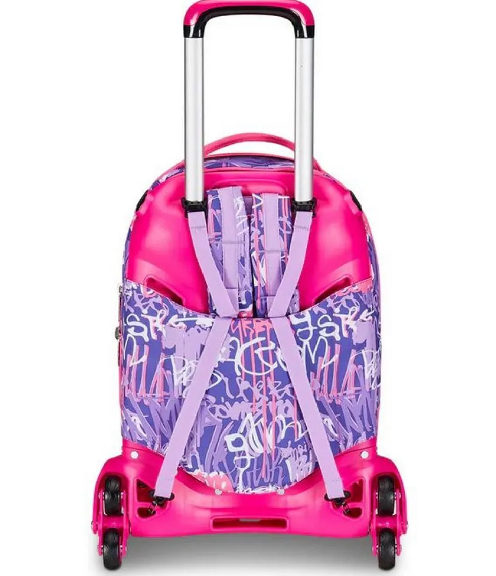 Trolley scuola SJ Jack 3 ruote Sphere Full Girl