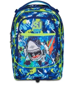 Trolley scuola SJ Jack 3 ruote Sharkstory