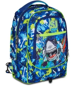 Trolley scuola SJ Jack 3 ruote Sharkstory