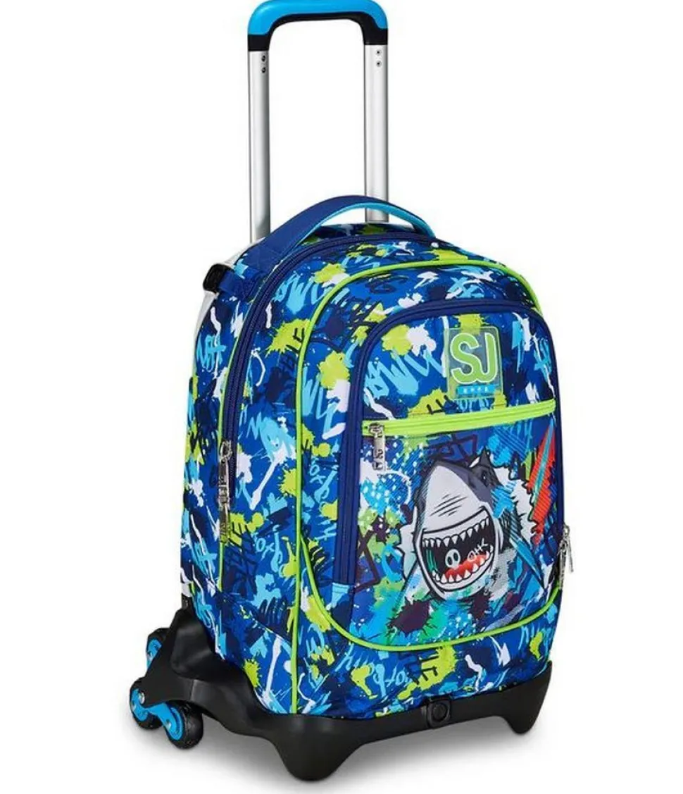 Trolley scuola SJ Jack 3 ruote Sharkstory