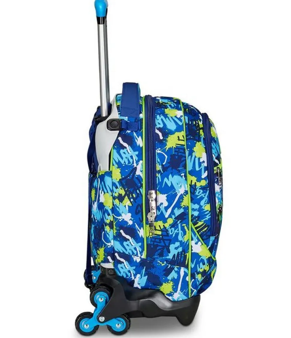 Trolley scuola SJ Jack 3 ruote Sharkstory