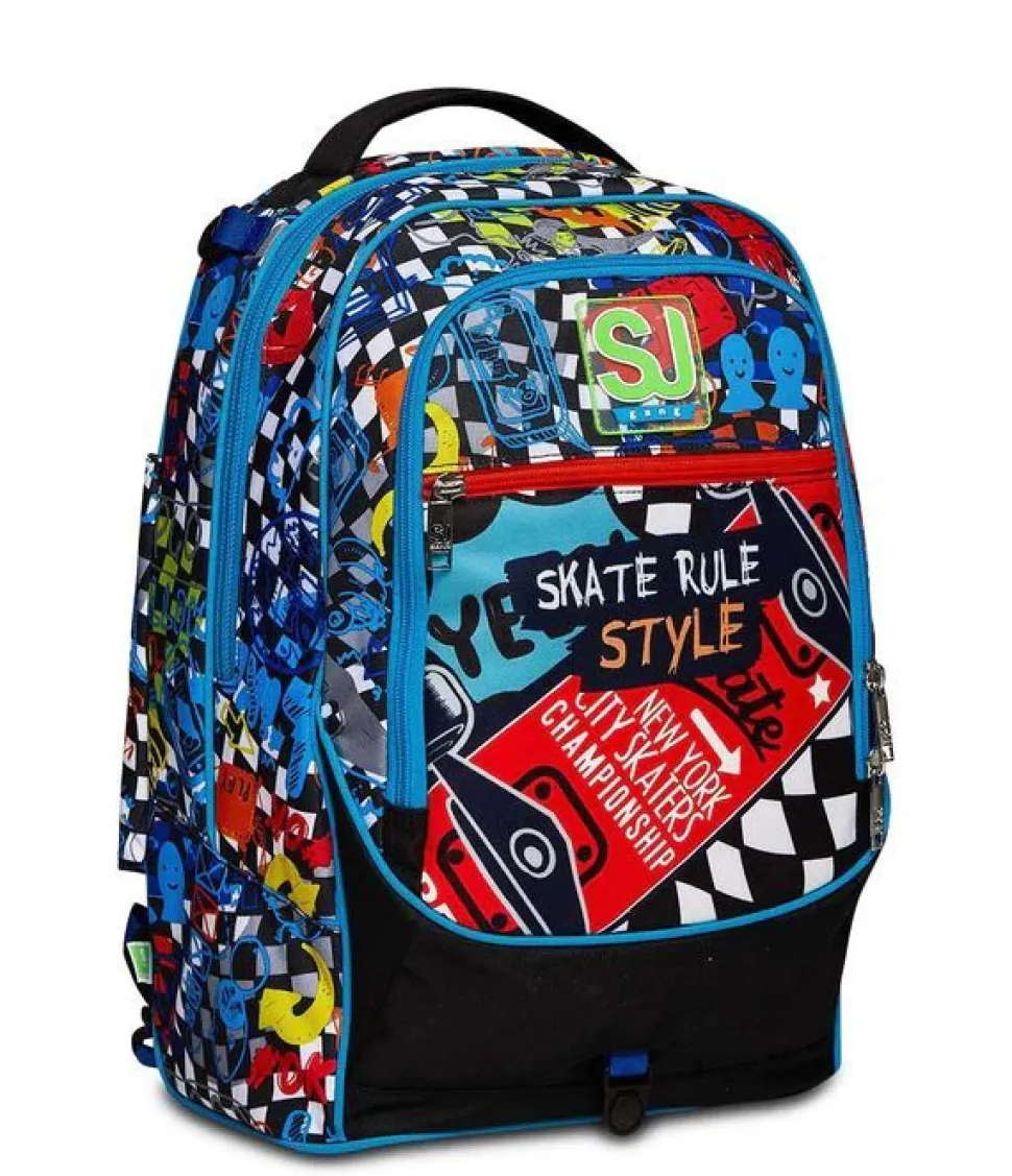 Trolley scuola SJ Jack 2 ruote Trickflip Boy