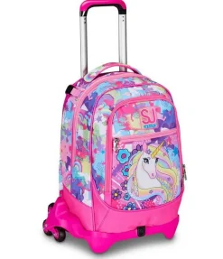 Trolley scuola SJ Jack 3 ruote Unibraid